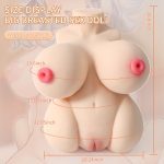 9.5lb Realistic Three Dimensional Four Way Passage Half Body Figure - Image 3