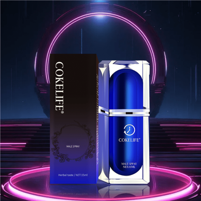 Small Blue Bottle Delayed Release Spray 15ml - Image 5