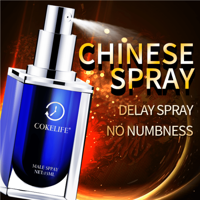 Small Blue Bottle Delayed Release Spray 15ml - Image 4