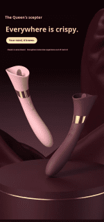 Female Tongue Vibrating Double Head Self Stimulation Device - Image 3